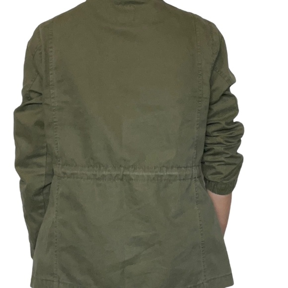 Old Navy Army Green Utility Jacket size S Draw String - Picture 5 of 12